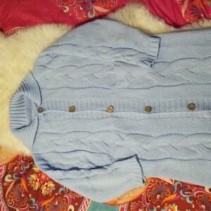 Duster length sweater